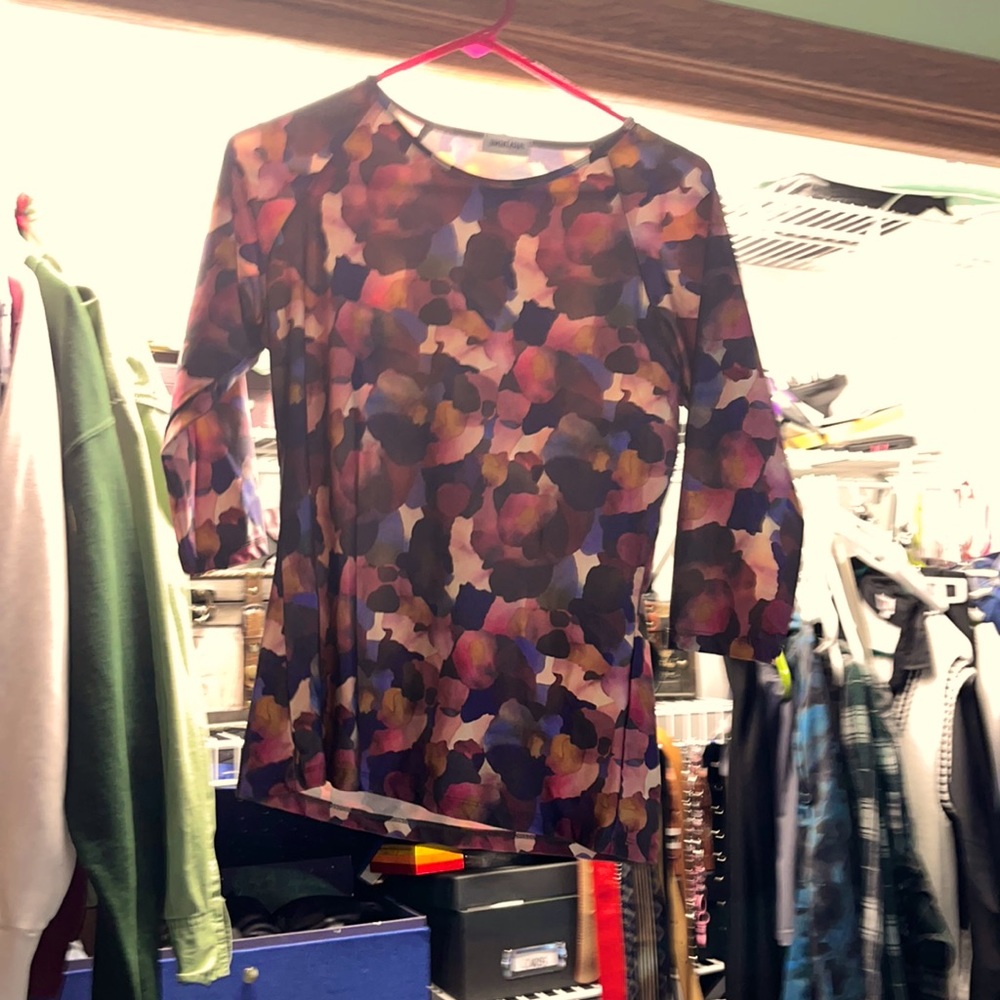 Watercolor swim shirt